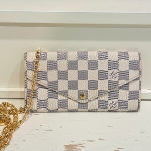 Louis Vuitton Sarah Wallet – Damier Azur Canvas